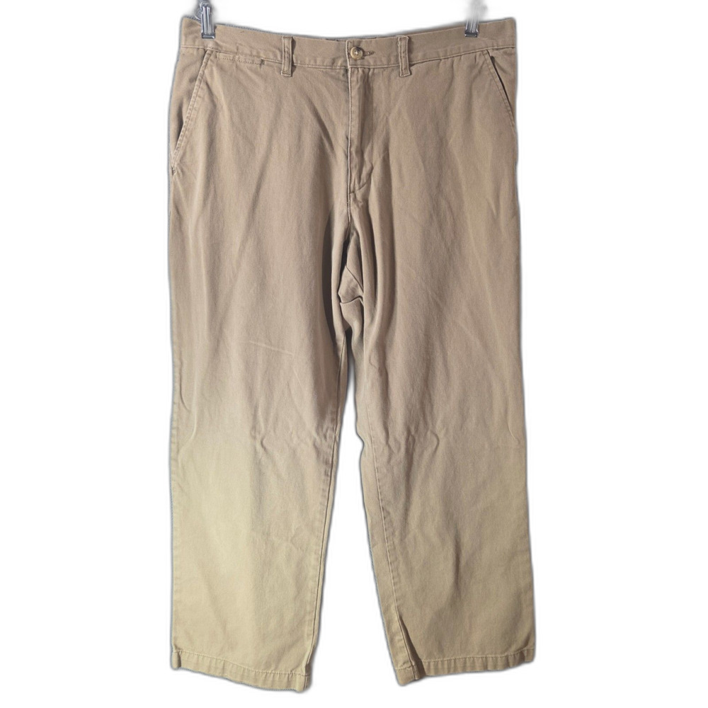 Old Navy Mens Pants 36x30 Classic Khaki Tan Straight Leg Casual Work Slacks